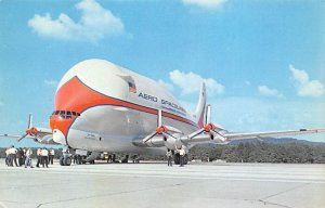 Super guppy aircraft, operated under NASA contract Owned by Aerospace lines I...