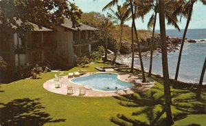 MAUI, Hawaii HI   HONOKEANA COVE APARTMENTS Pool~Beach ROADSIDE  Chrome Postcard