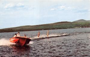 OSSIPEE LAKE NH WESTWARD SHORES CAMPING~BEACH~SKIING~AERIAL~LOT OF 3 POSTCARDS