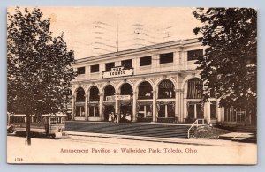 K1/ Toledo Ohio Postcard c1910 Amusement Park Pavilion Walbridge 47