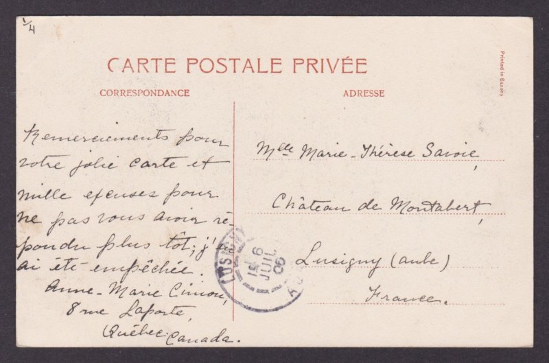 Postcard, CANADA, Quebec, General Hospital