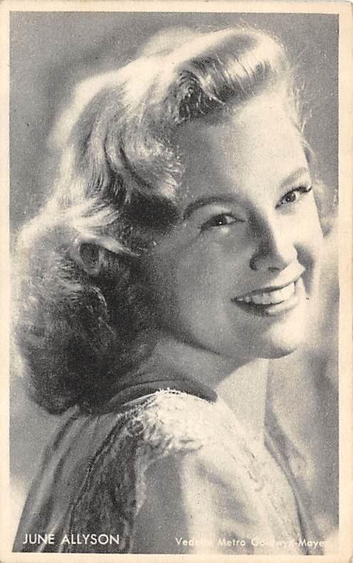 June Allyson Movie Star Unused 