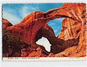 Postcard Double Arch, Arches National Park, Utah