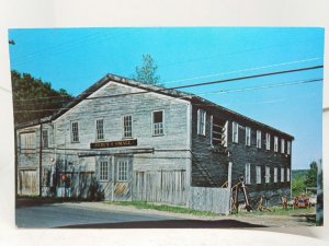 Percy & Small Shipyard Bath Maine Vintage Postcard 1970s Bath Marine Museum