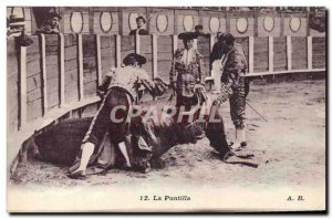 Old Postcard Bullfight Bullfight The puntilla