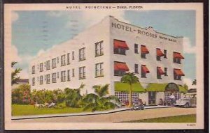 Fl Dania Hotel Poinciana 1941