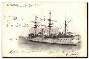 Old Postcard Boat War Duguay Trouin The school French ship La Rochelle