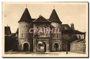 Postcard Besancon Old Gate Rivolte