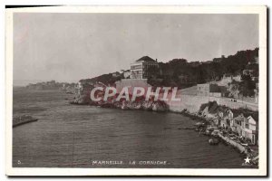 Old Postcard Marseille The Corniche