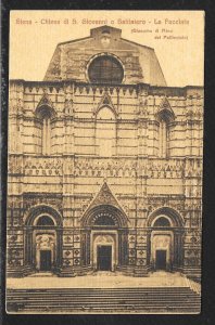 Church of S Giovanni O Battistero Siena ITALY Unused c1910s