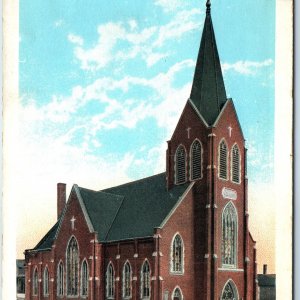 c1920s Des Moines, IA Downtown First Lutheran Church 5th St Chapel Vtg PC A253