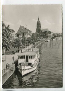 440929 Germany 1958 year Frankfurt am Main pleasure ships RPPC