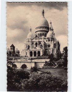 Postcard Basilica of Sacré Coeur de Montmartre Paris France