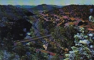 Arizona Oak Creek Canyon Midgley Bridge On Highway 89A Through