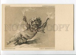 3007768 Winged Baby BOY ANGEL by BOUCHER vintage PC