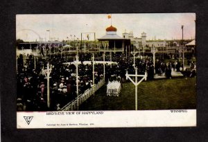 MB Happyland Amusement Park Winnipeg  Manitoba Canada Carte Postale Postcard