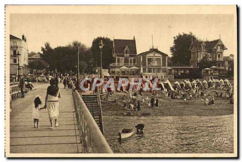 Old Postcard Les Charmes De La Cote D & # 39Argent Sea And Foret A Corner Of ...