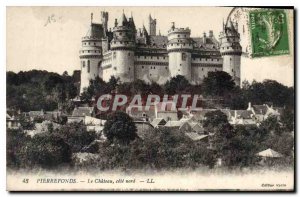 Old Postcard Pierrefonds Chateau north coast