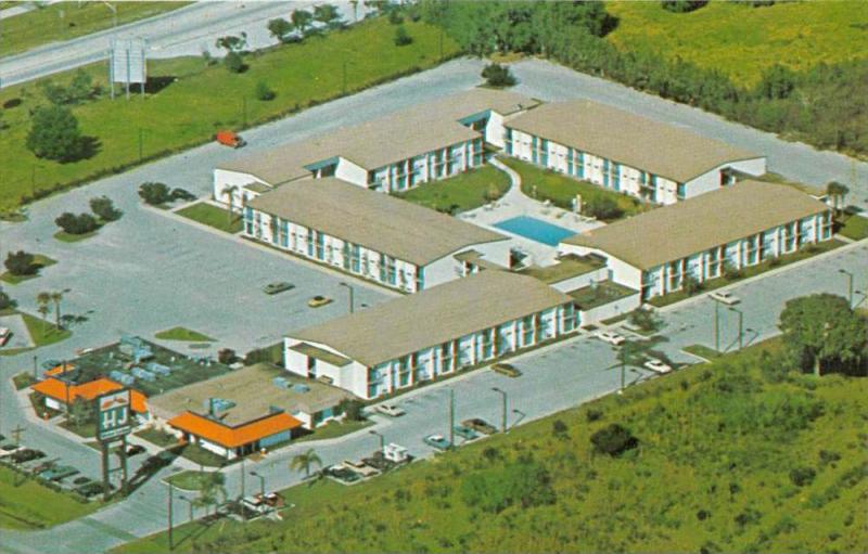Florida  Kissimmee   Aerial View  Howard Johnson´s Motor Lodge Motel