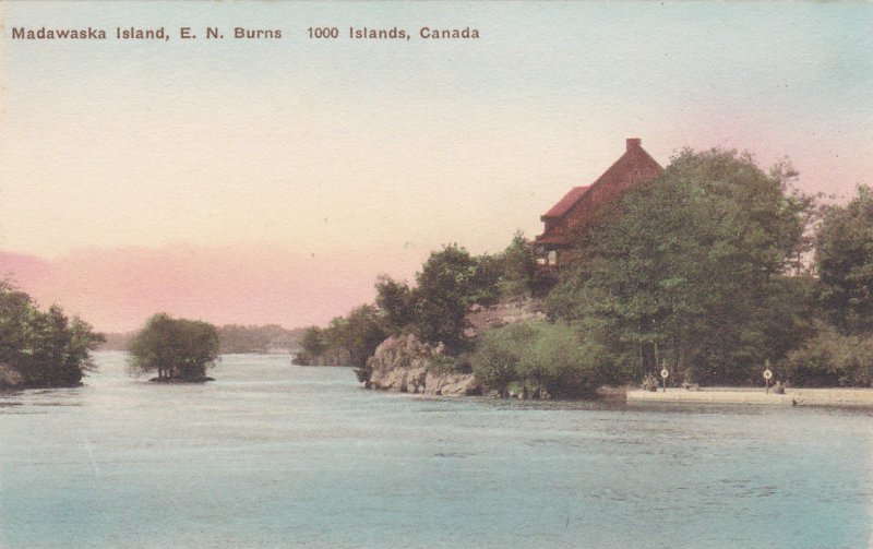 THOUSAND ISLANDS, Ontario, Canada, 1900-1910's; Madawaska Island, E. N. Burns