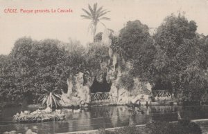 Spain Postcard - Cadiz, Parque Genoves, La Cascada   RS23095