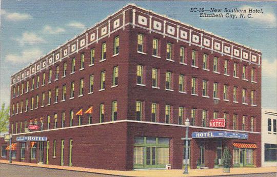 New Southern Hotel Elizabeth City North Carolina 1946 Curteich