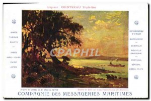 Old Postcard Boat Company Messageries Maritimes Sunset on Lake Victoria Nyanz...