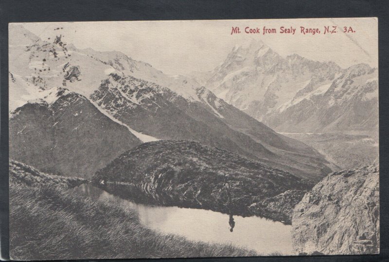 New Zealand Postcard - Mount Cook From Sealy Range    T7084