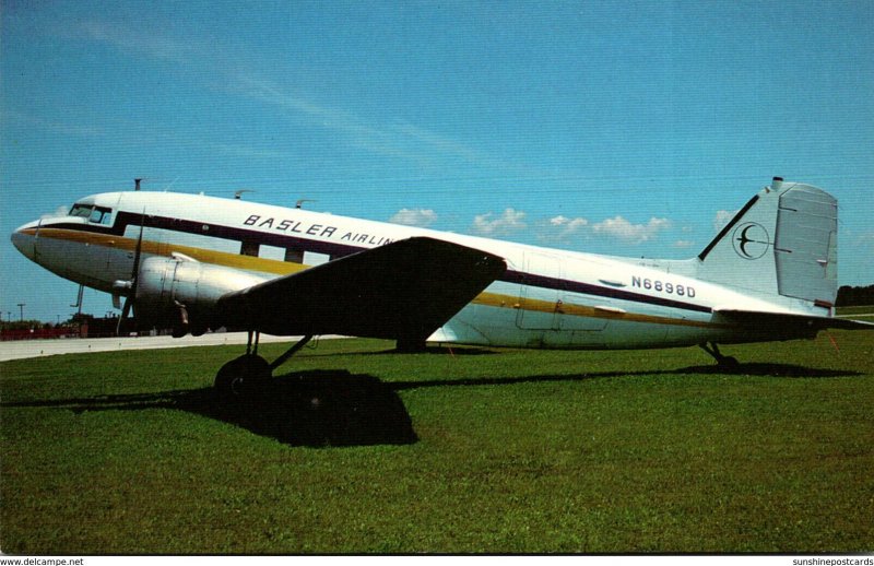 Basler Air Services Douglas DC-3 At Oshkosh Wisconsin