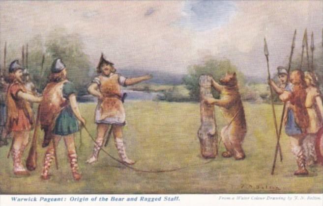 England Warwick Pageant Origin Of The Bear and Ragged Staff