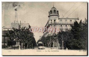 Tunisia Tunis Old Postcard Street Es Sadihia