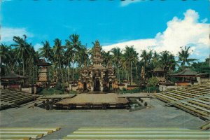 Indonesia Main Open Air Stage Art Centre Denpasar Bali Vintage Postcard BS.08