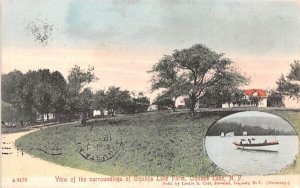 Oquaga Lake Farm New York Postcard