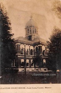 Clayton Court House - Saint Louis County, Missouri MO Postcard