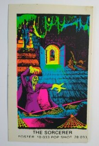 Psychedelic Mod Hippy Art Vintage THE SORCERER Pop Shot Sticker Tom Gatz Wizard 