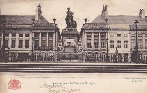 Belgium Brussells La Place des Martyrs 1905