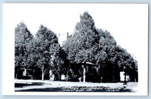 Holstein Iowa IA Postcard RPPC Photo St. Paul Lutheran Church c1940's Vintage