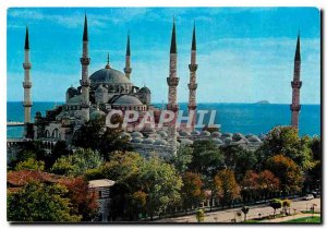 Postcard Modern Istanbul Sultanahmet Camii ve Saheserleri 1616 Blue Mosque