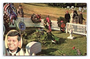 Arlington National Cemetery Arlington Va. Virginia Postcard JFK Gravesite