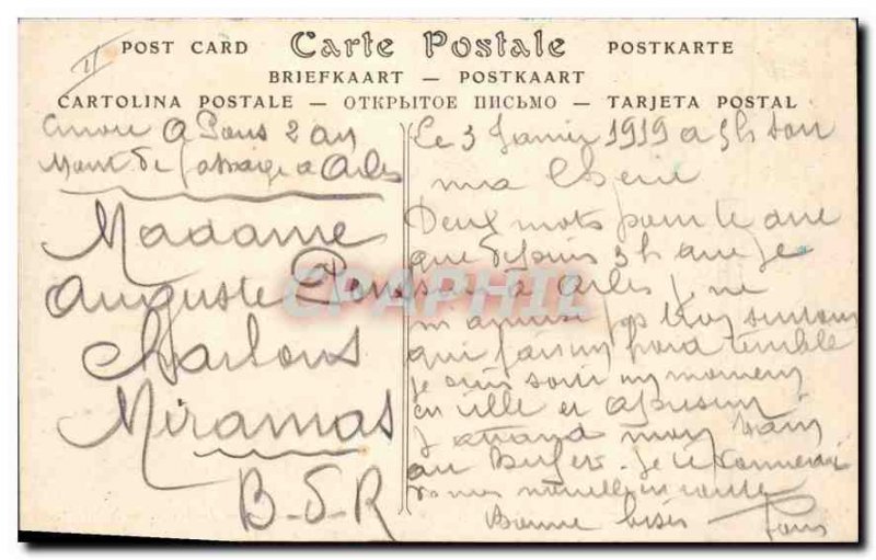 Old Postcard Arles bullfighting