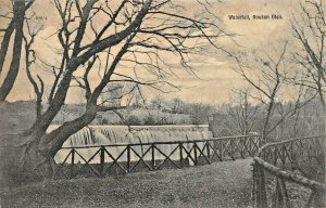 GLASGOW  SCOTLAND UK~WATERFALL ROUKEN GLEN PHOTO POSTCARD