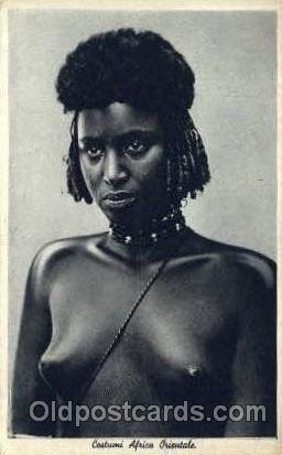 Costumi Africa Orientale African Nude Unused 