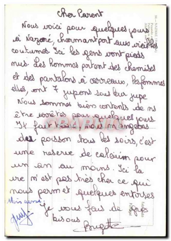 Postcard Modern Nazare Fisherman