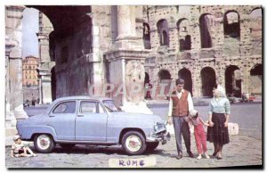 Postcard Modern Automobile Rome A
