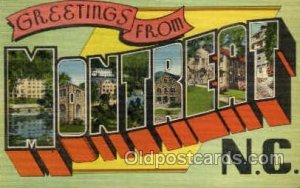Montreat, NC, North Carolina, USA Large Letter USA Town Unused 