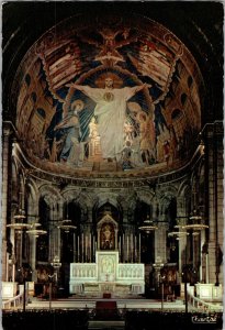 Paris Basilique du Sacre-Coeur France 1950s Vintage Postcard