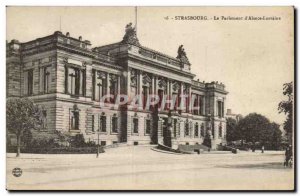 Old Postcard Strasbourg Parliament d & # 39Alsace Lorraine