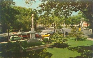 Carlisle Pennsylvania Public Square  Chrome Postcard, Cool Cars