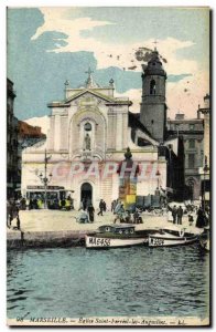 Old Postcard Marseille Eglise Saint Ferreol les Augustins