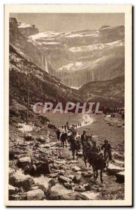 Gavarnie Old Postcard Back circus (ass donkey)